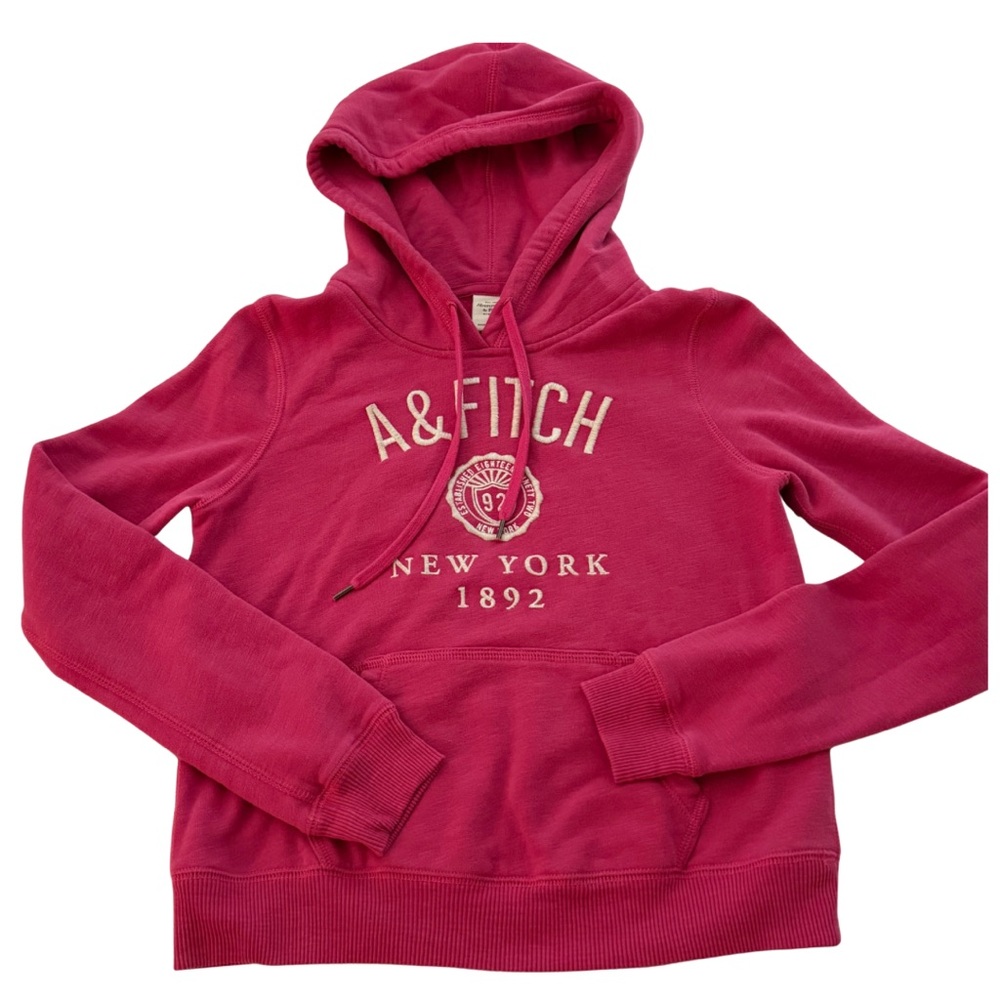 Abercrombie & Fitch Fuchsia Hoodie Sweater Size S